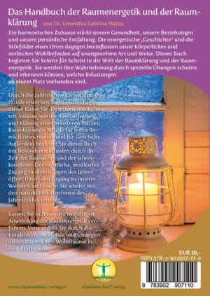 Buch - Das Handbuch der Raumenergetik Rückseite